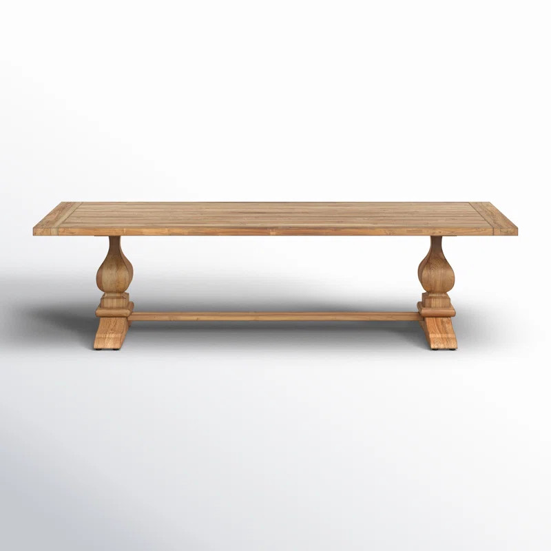 Novell Outdoor Teak Dining Table | Perigold