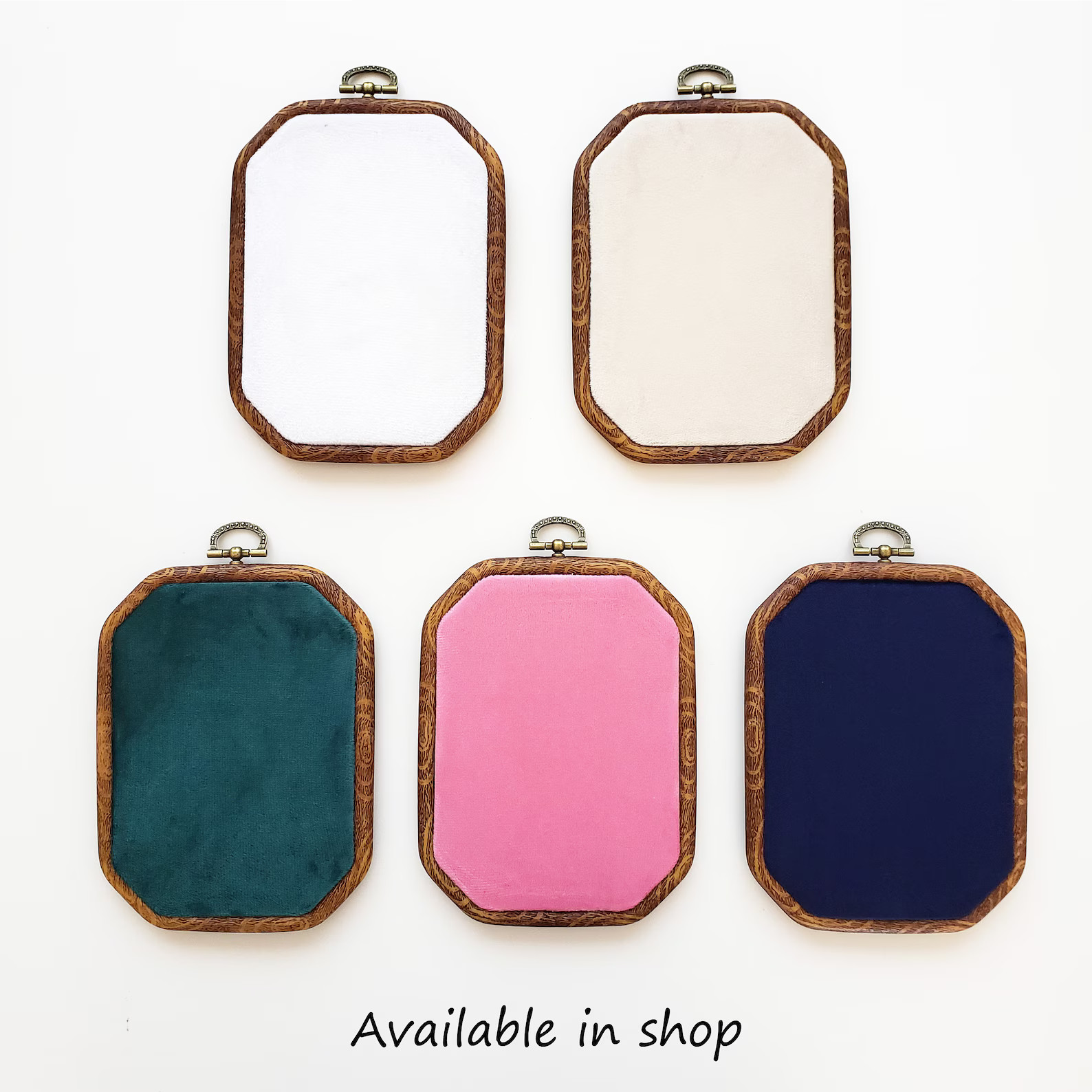 Beige Velvet Octagon Pin Board, Enamel Pin Display, Pin Collection Board, Pin Display Board, Birt... | Etsy (US)