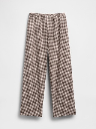 Linen-Blend Easy Wide-Leg Pants | Gap (US)