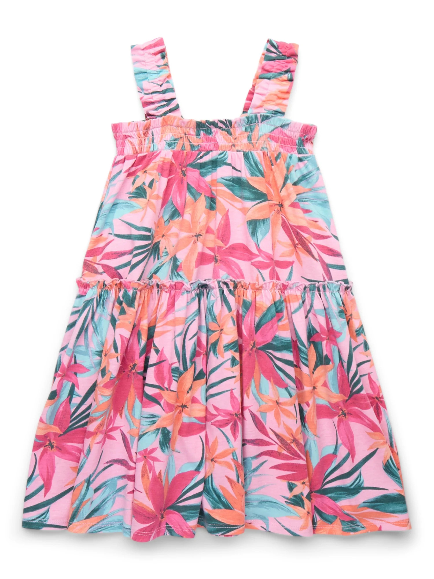 Jessica Simpson Girls Swimsuit Cover-Up Dress with Ruffles, Sizes XS-XL | Walmart (US)