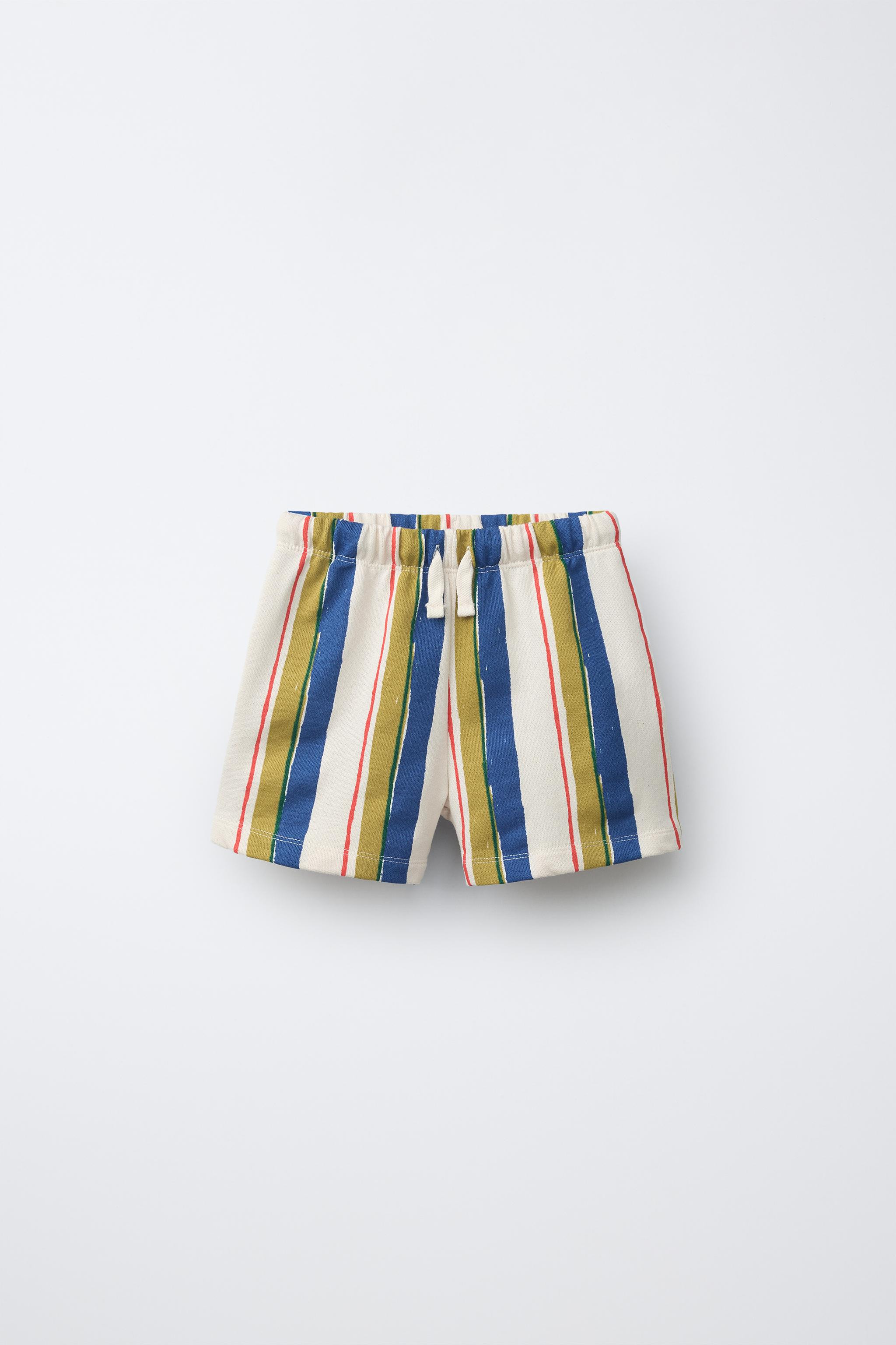 MULTICOLOR STRIPED SHORTS | Zara US