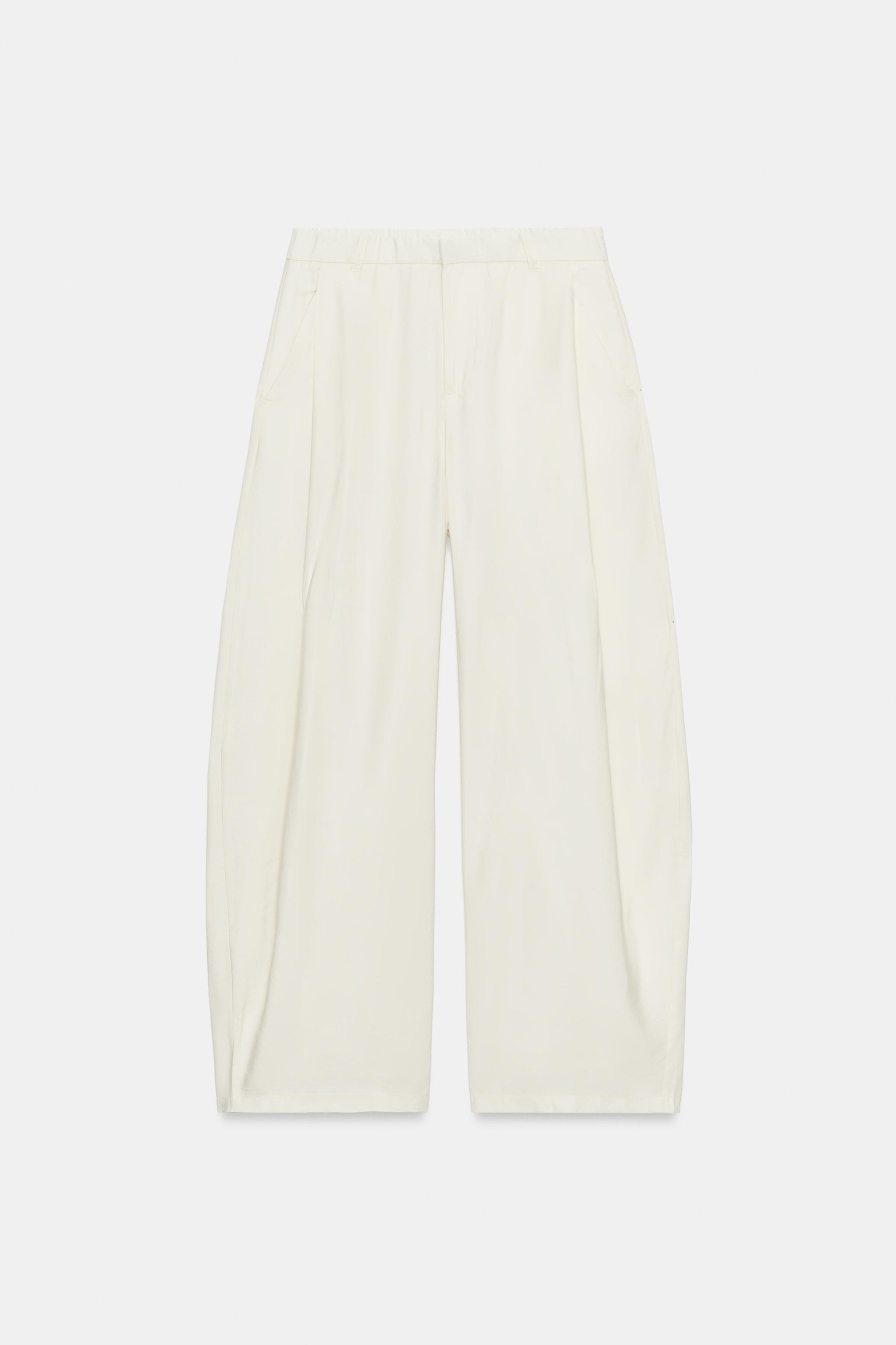 FLOWY PLEATED PANTS | Zara US