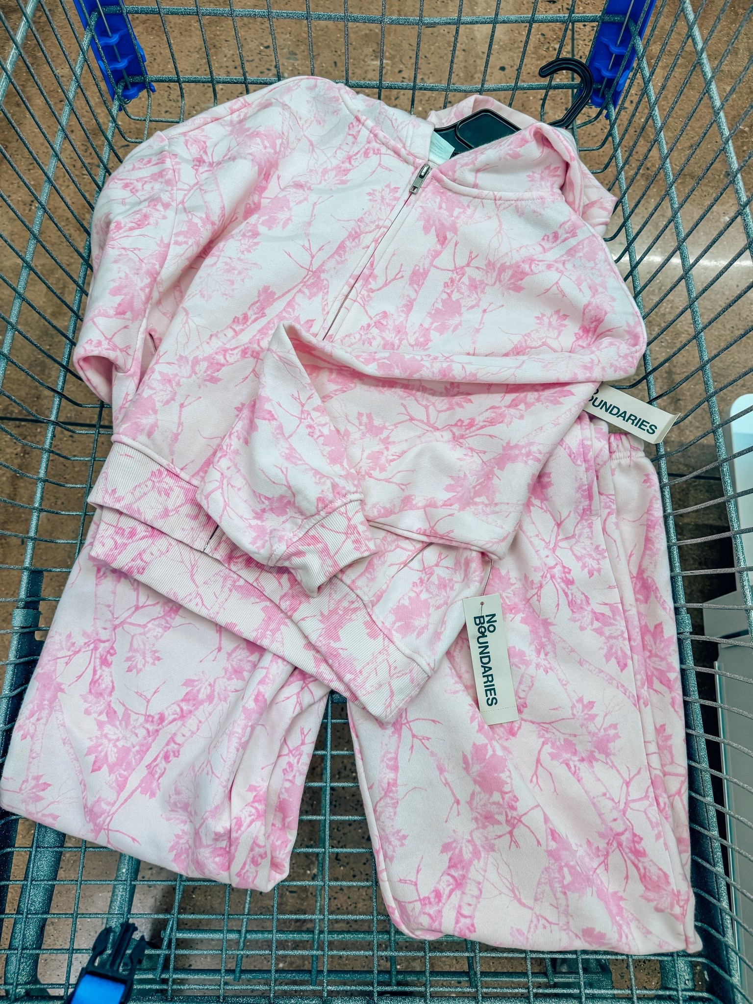 Camo Walmart set - spring pink sweatshirt and sweatpants - matching shorts and tee shirt linked too 

#LTKFindsUnder100 #LTKFindsUnder50 #LTKvlog
