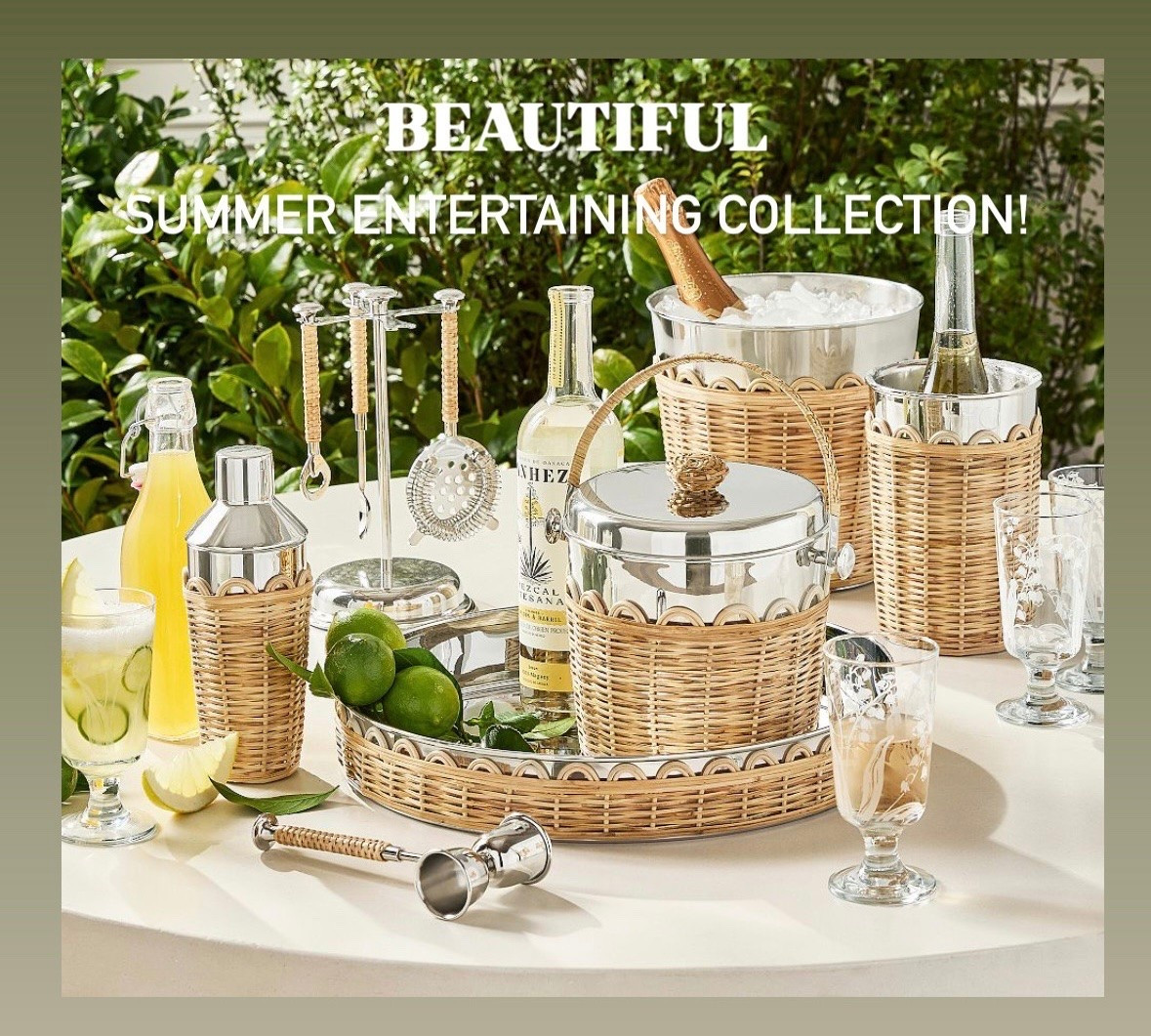Beautiful entertaining collection  for all the summer hosting and gatherings! Shop more ideas some selections on sale! Pottery Barn @Pottery Barn

#LTKdayinmylife #LTKHome #LTKSaleAlert