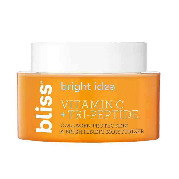 bliss Bright Idea Vitamin C + Tri-Peptide Collagen Protecting & Brightening Moisturizer - 1.7 fl ... | Target