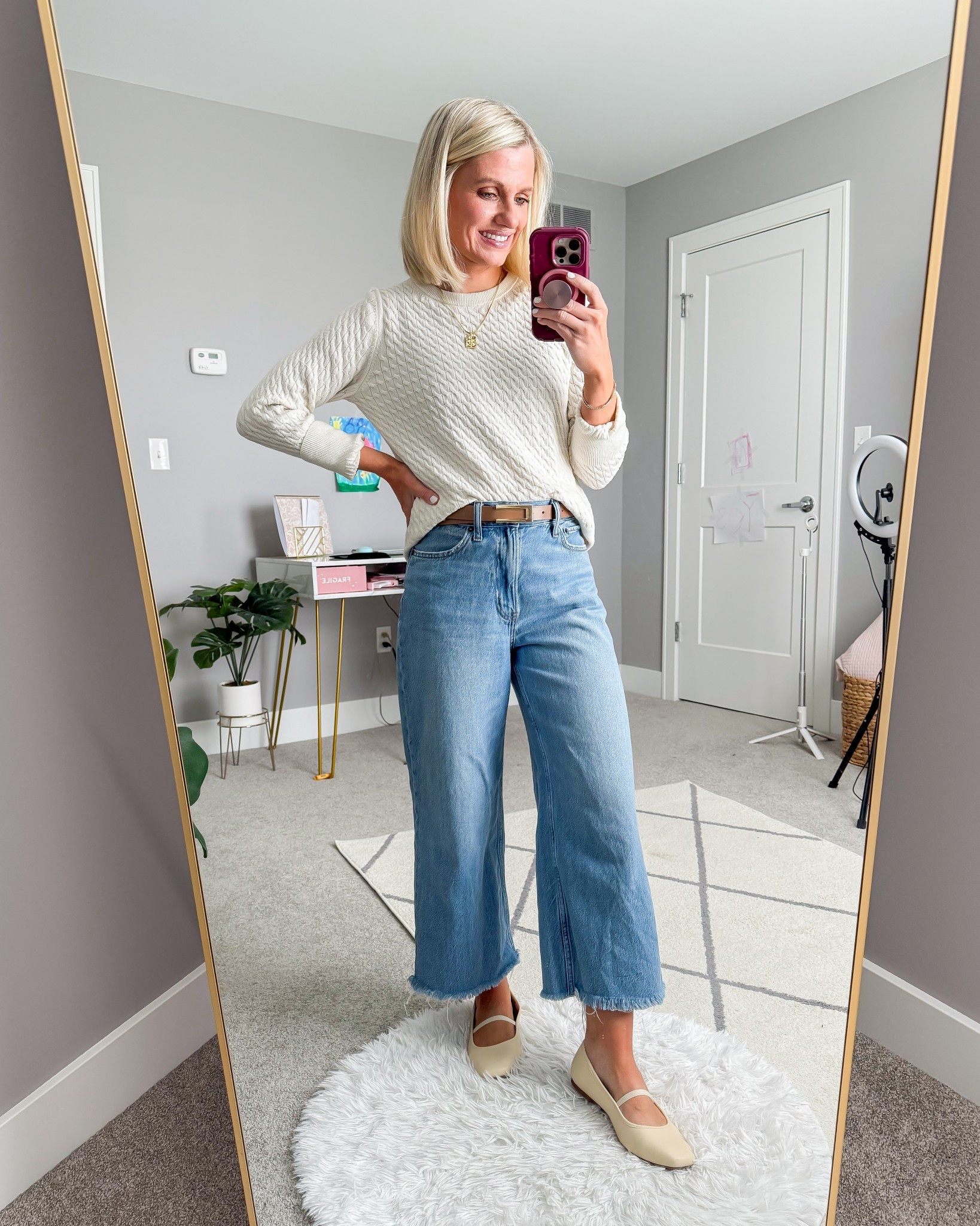What I wore this week as a 40-year old mom of 2! Sweater- old, linked similar || jeans-25/short

#LTKOver40 #LTKPetite #LTKStyleTip