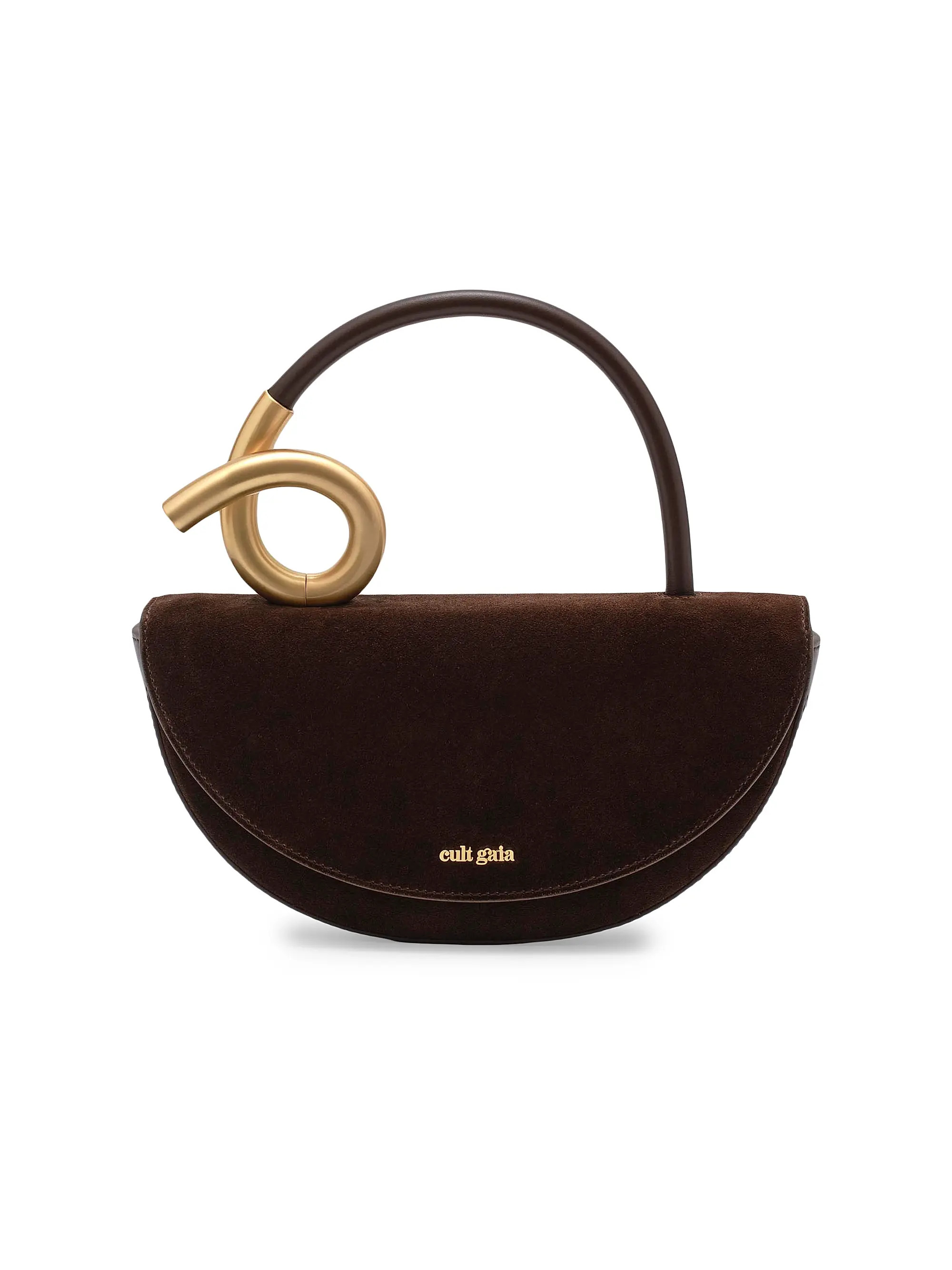 Cult Gaia Azariah Suede Top Handle Bag | Saks Fifth Avenue | Saks Fifth Avenue