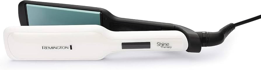 Remington Shine Therapy Wide (45mm) Floating Plate Hair Straightener with Advanced Ceramic coatin... | Amazon (UK)