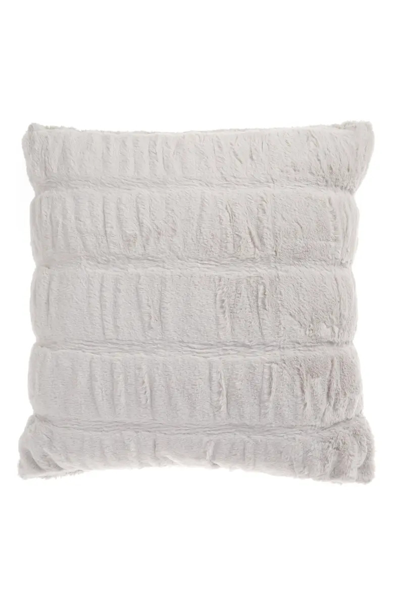 Nordstrom Pintuck Faux Fur Accent Pillow | Nordstrom | Nordstrom