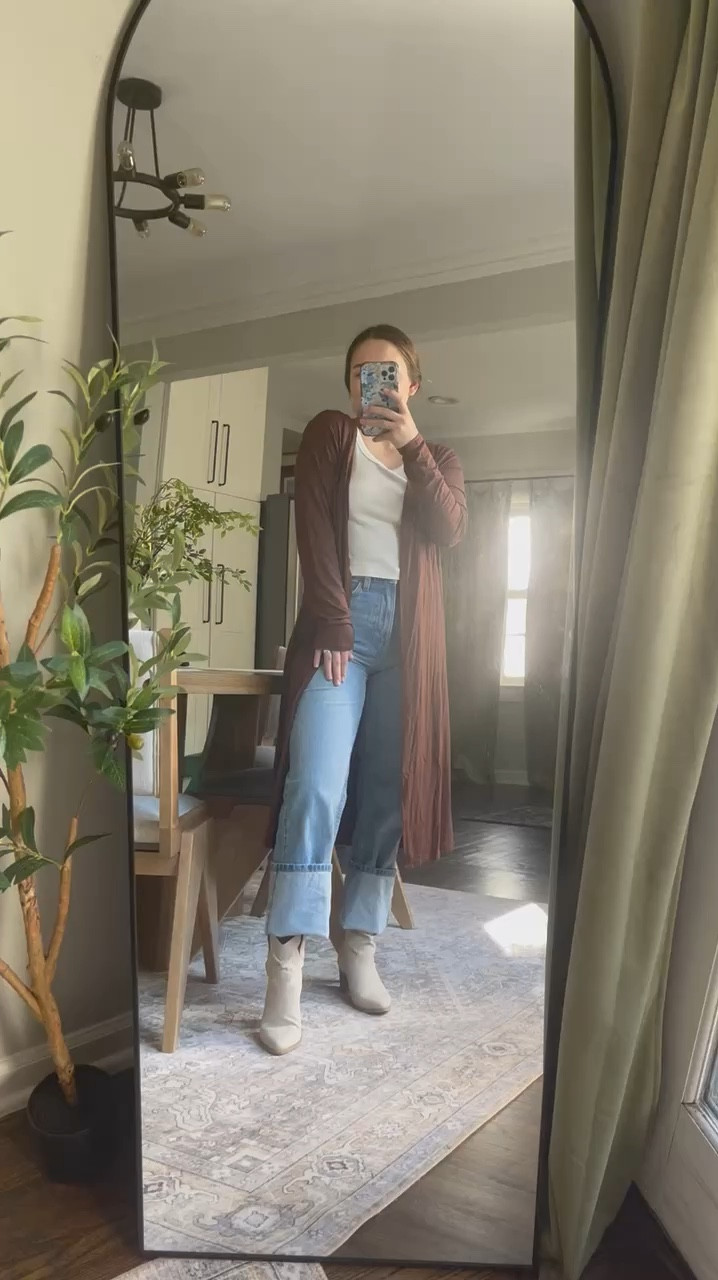 Loving this duster cardigan for fall & winter outfits! You can definitely dress it up or down!

#LTKCyberWeek #LTKSeasonal #LTKStyleTip