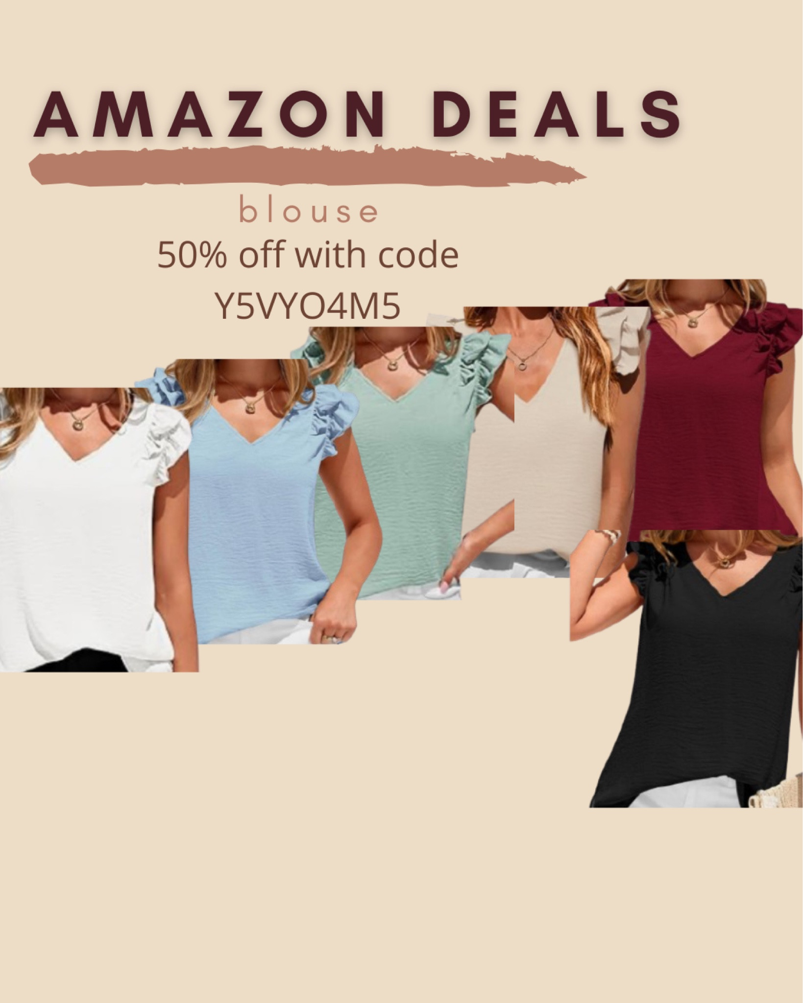 $12 ends 5/10

Amazon fashion
Amazon deals
Workwear
Ruffle sleeve blouse
Cute top


#LTKSaleAlert