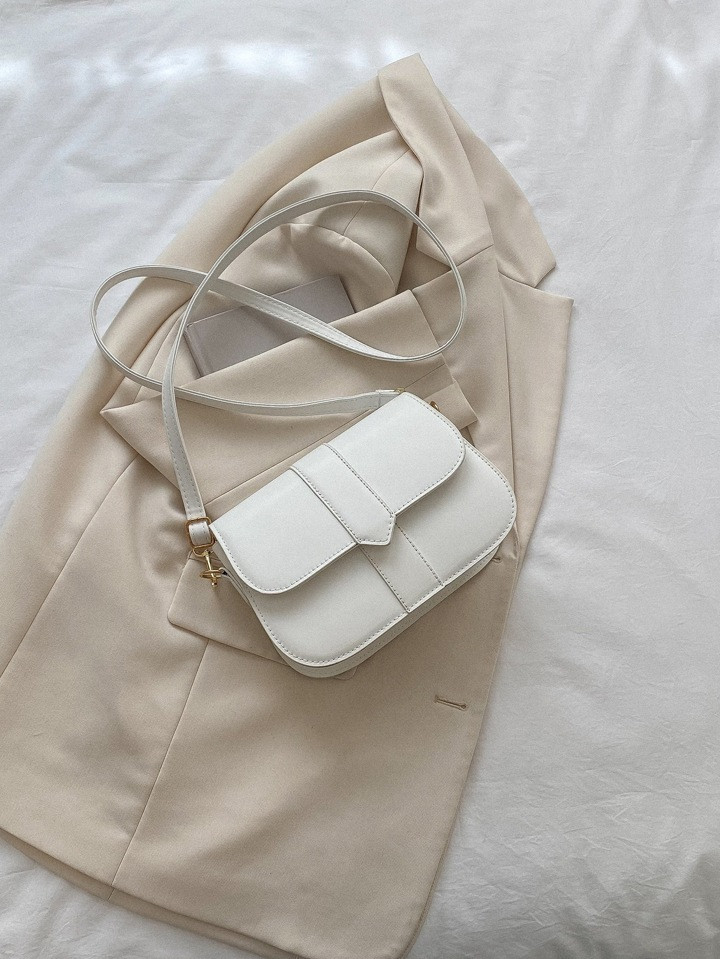 Mini Stitch Detail Flap Square Bag | SHEIN USA | SHEIN