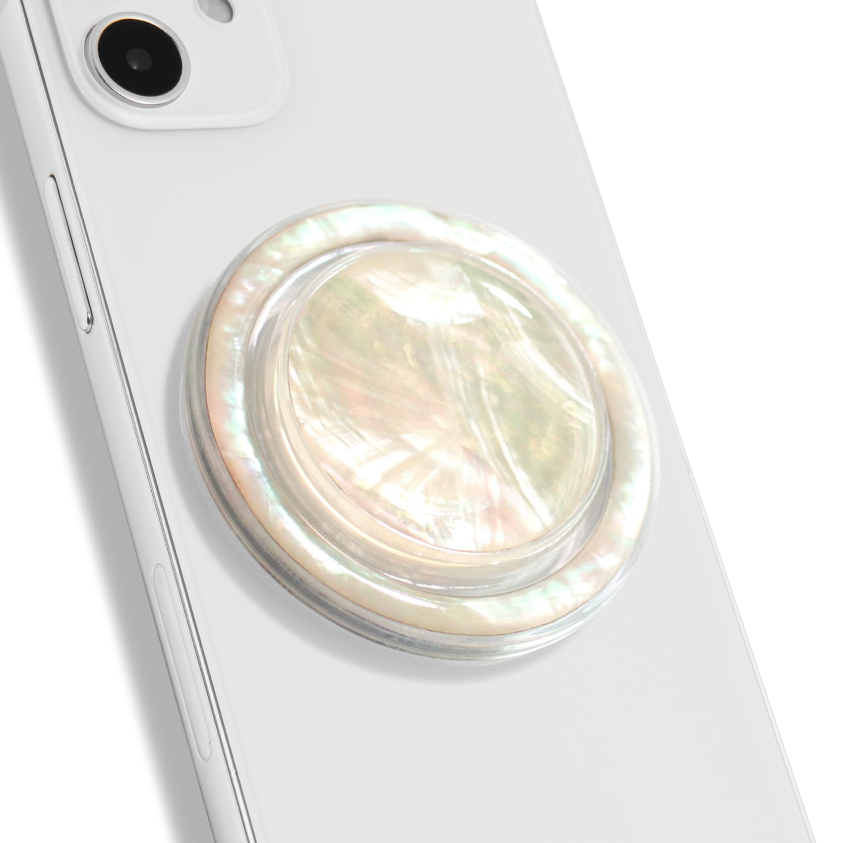 OnTheGrip Cute Natural Seashell Design Round Shape Collapsible Mobile Phone Grip Stand Holder for... | Amazon (US)