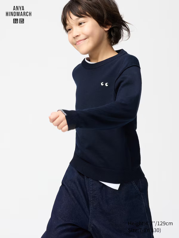 100% Merino Crew Neck Jumper | UNIQLO (UK)