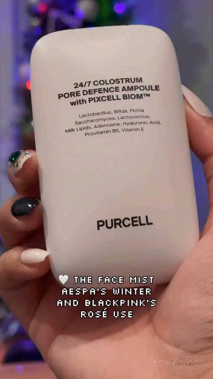 🤍 Loved by Aespa’s Winter and Blackpink’s Rosé 

🌫️ @purcell.global 24/7 Colostrum Pore Defence Ampoule Face Mist

✨What’s your Go-To face mist? 

💝 @bloomkareus 

🛍️ Available for purchase on TikTok shop! 

🖤 LEWKIN code: “OUIBUTNON” 
🩶 YesStyle code: “OUIBUTNON86”
🤍 StyleVana code: “INF10ERINON”
🤎 Flower Knows code: “ouibutnon”
💛 Beekman1802 code: “ErinO20”
❤️ Charlotte Tilbury code: “ouibutnonFAKE1”

*Gifted

#Purcell#ColostrumPoreMist #enlargedpores #colostrum #BloomKare

#LTKFindsUnder50 #LTKGiftGuide #LTKBeauty