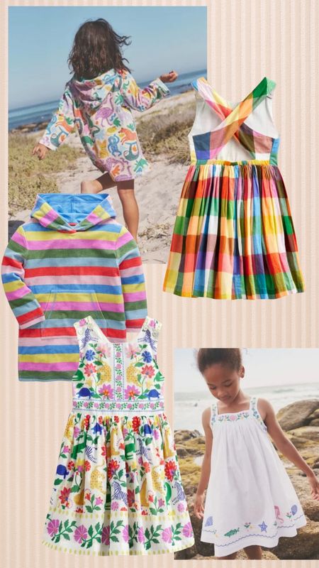 Boden favorites i ordered for the girls! These terry coverups are great for the beach/pool. I love the criss cross back of these sweet pattern dresses and the simplicity of the white one 💙

#LTKkids #LTKsalealert #LTKfindsunder50