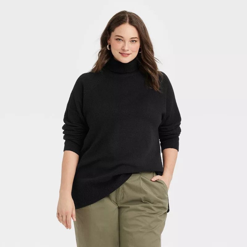 Women's Mock Turtleneck Tunic Sweater - A New Day™ | Target