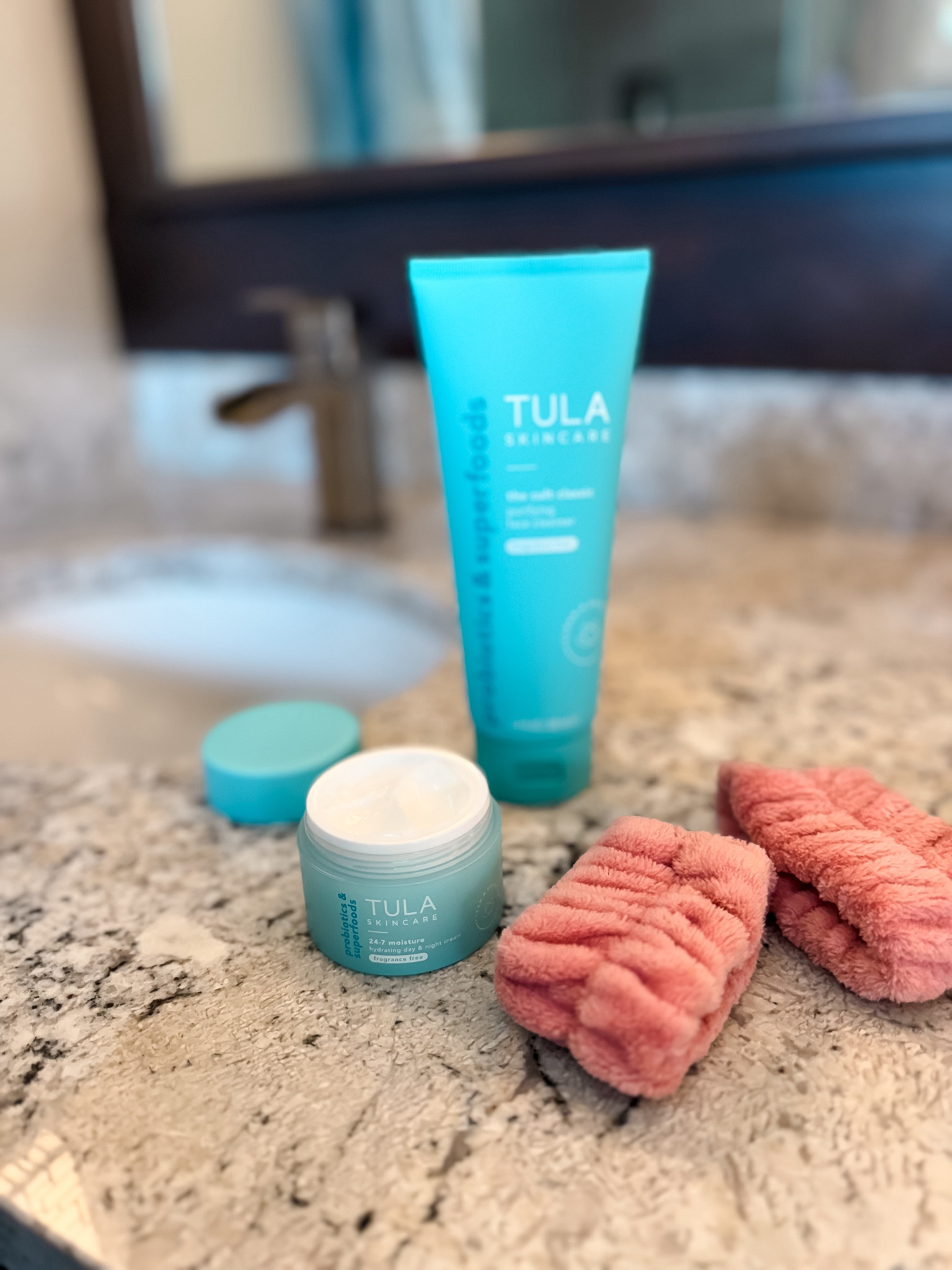 Tula discount code HEYITSJENNA for 15% spring skincare finds at ulta for sensitive skin fragrance free cleanser 