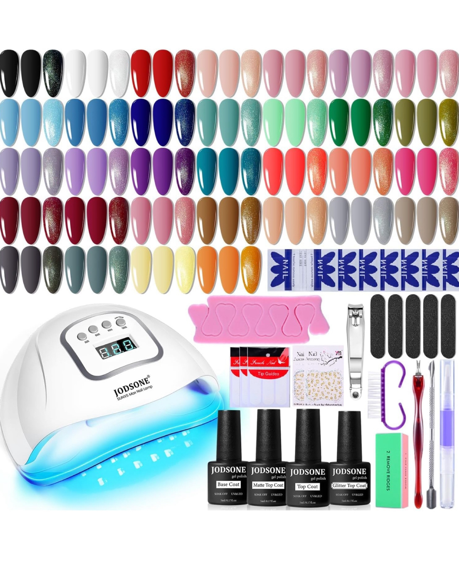  Gel Nail Polish Kit with U V Light 32 Colors Gel Polish Nail Kit Soak Off Gel Nail Set Manicure Tools Nail Gel Kit Gifts for Women

#LTKHoliday #LTKGiftGuide #LTKFindsUnder50