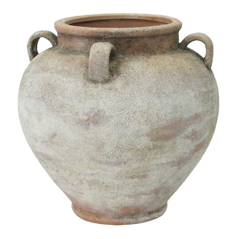 Natural Textured Ceramic Vase, 8x8 | At Home