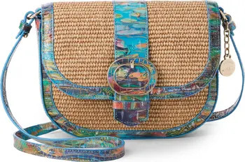 Portia Croc Embossed Leather Crossbody Bag | Nordstrom