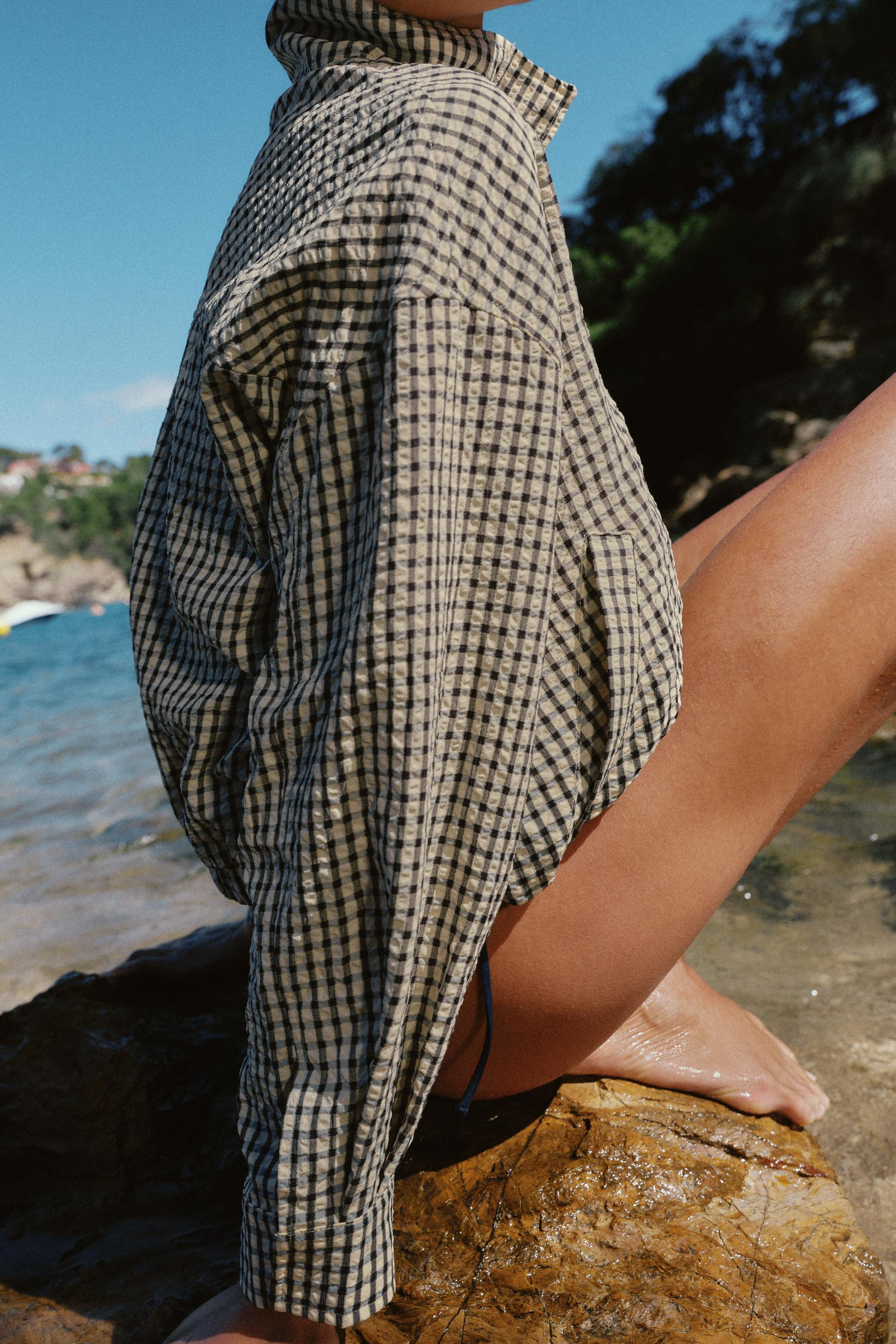 PLAID BOMBER JACKET | Zara US