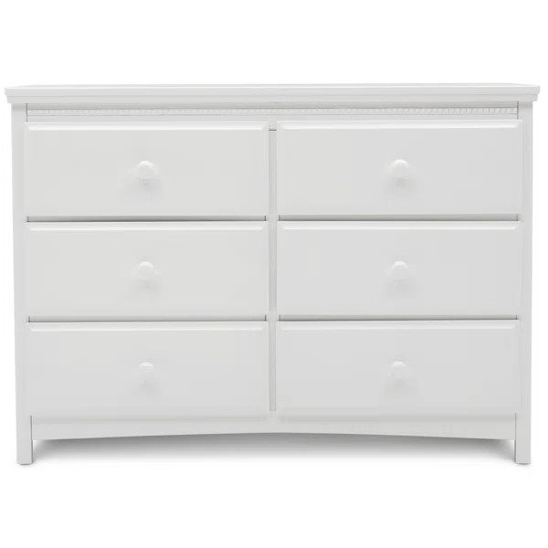 Bianca White Emerson 6 Drawer Dresser | Wayfair North America