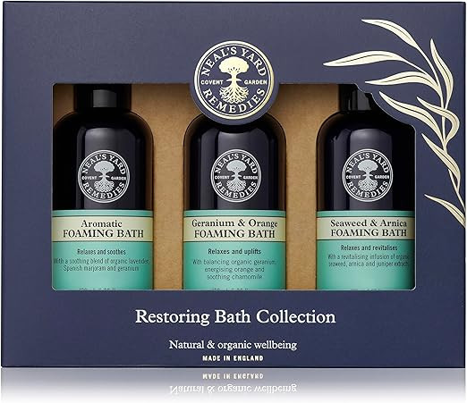 Neal's Yard Remedies Restoring Bath Scents Collection, Gift Set of Bath Soak with Essential Oils,... | Amazon (UK)