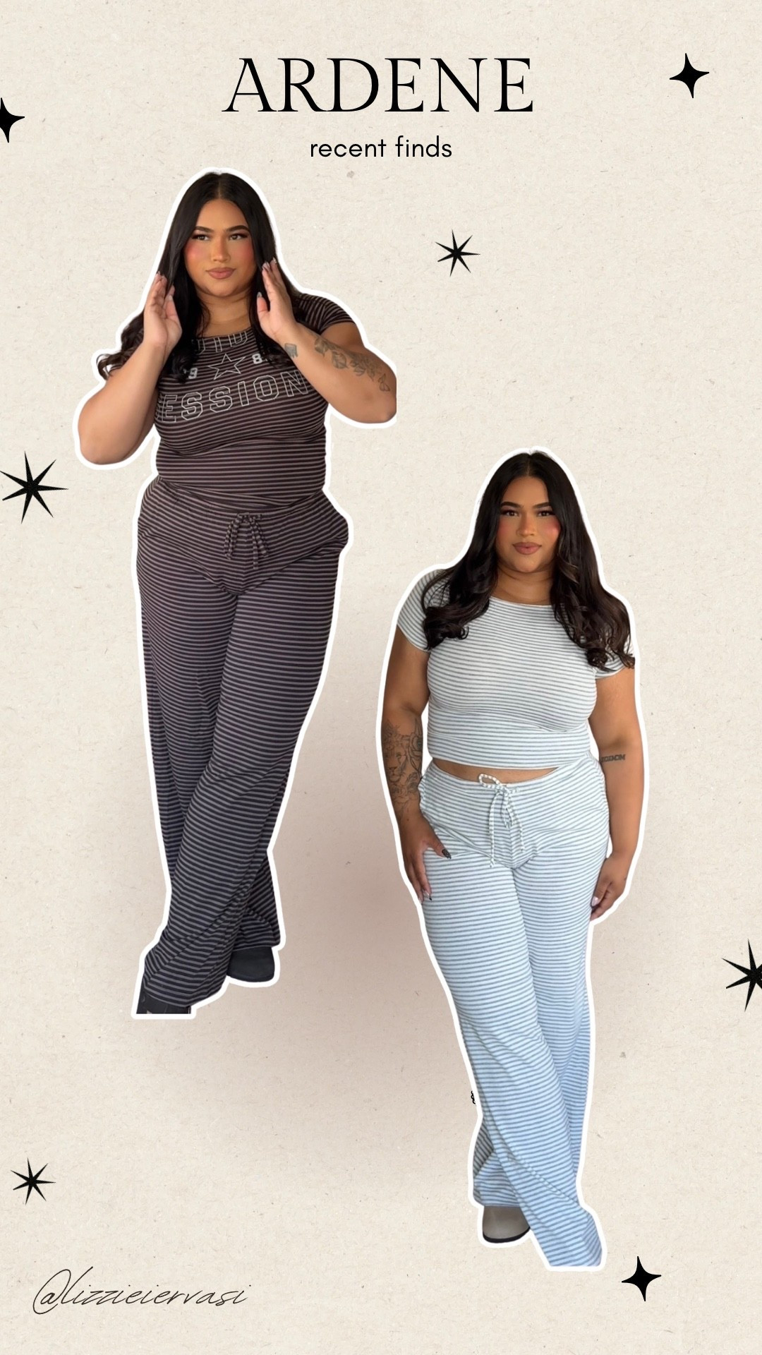 The cutest AFFORDABLE must have striped set this fall is from Ardene 🤎🍂 I’m wearing too and bottom in a size large!

#LTKfall #LTKmidsize #LTKstyletip