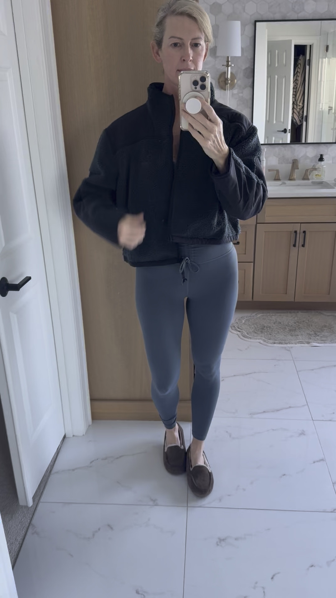 Love this @skims fleece I grabbed at Nordstrom while shopping for myself…love the oversized fit and the color is so good 

#LTKOver40 #LTKActive #LTKHoliday