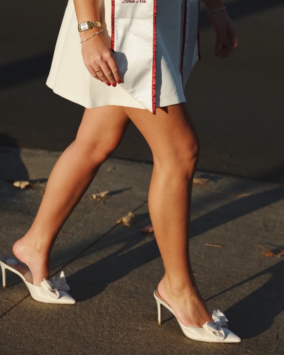 The prettiest white heels! Perfect for anything bridal or graduation! Linked similar ones too because they are almost sold out!

#LTKStyleTip #LTKFindsUnder100 #LTKShoeCrush