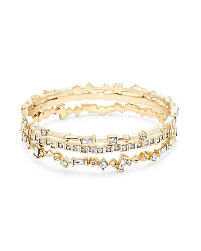 Malia Bangle Bracelet Set in Gold | Kendra Scott