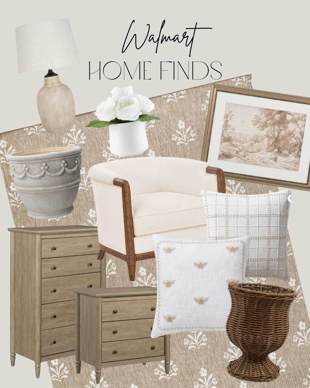 Neutral Walmart home finds that look way more expensive than they are.
Loving the warm wood tones, woven textures, and soft vintage-inspired pieces. These are perfect for cozy living rooms, bedrooms, or a subtle spring refresh.

Everything is affordable, neutral, and easy to mix with what you already have.

Tap to shop before these sell out.

#walmartfinds #neutralhome #cozyhome #affordablehome

#LTKSaleAlert #LTKHome #LTKSeasonal