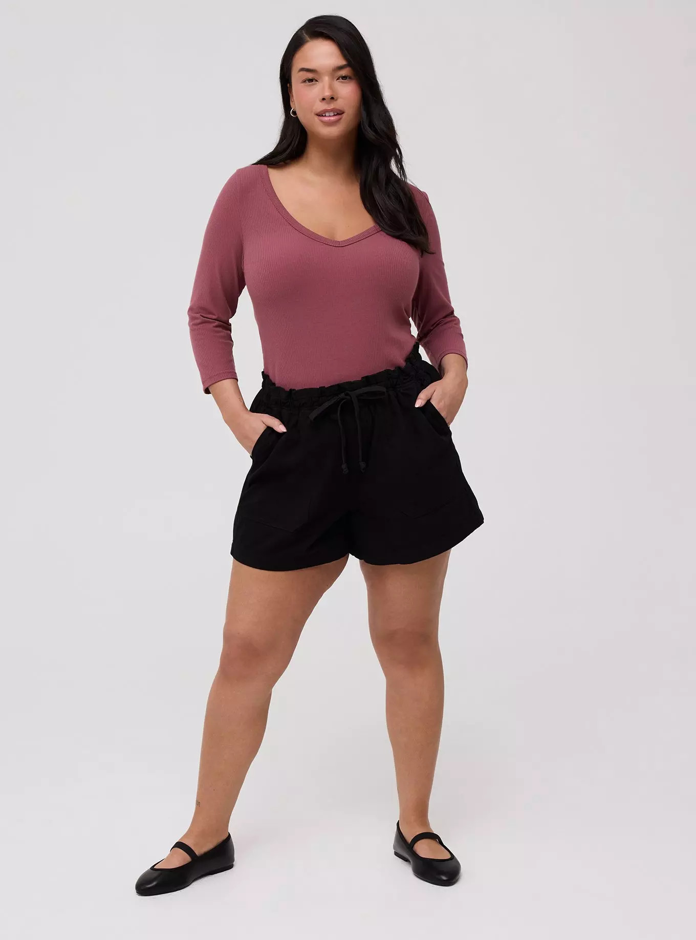 High-Rise Lightweight Denim Short | Torrid (US & Canada)