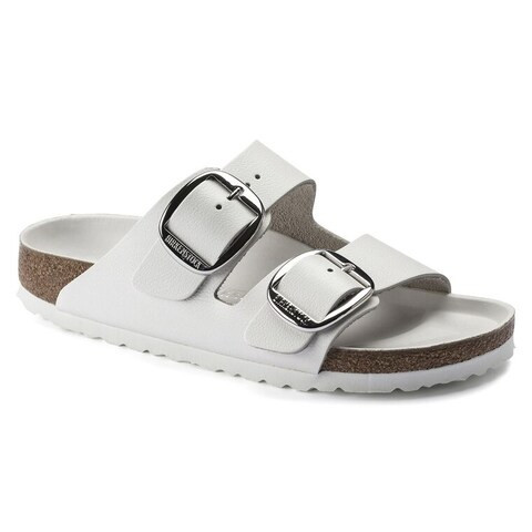 Arizona Big Buckle Leather White | BIRKENSTOCK | Birkenstock CA