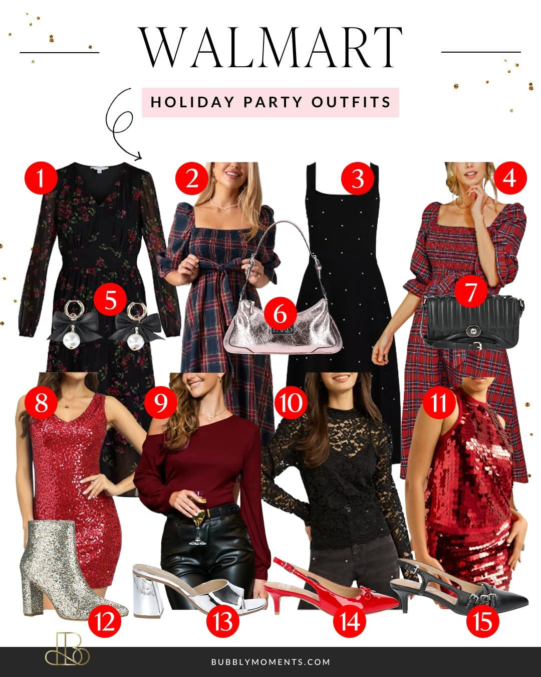 It’s the most wonderful time of the year, and the perfect excuse to get dressed up in something dazzling! 💃 Walmart’s Holiday Party Outfits collection has everything you need to look chic, feel fabulous, and sparkle through every festive gathering. From elegant dresses and cozy sweater sets to stunning heels and stylish accessories, we’ve got all your party essentials covered—without breaking the bank! 🎄🎉Whether you're attending an office holiday party, a family get-together, or a New Year’s Eve bash, these trendy, affordable outfits will ensure you’re the star of the show. Plus, the variety of styles means you can find the perfect look for any occasion.✨Don’t wait—shop these gorgeous looks now and get ready to celebrate in style! 🛍️#LTKHoliday #LTKStyleTip #LTKParties #HolidayOutfits #PartyOutfits #WalmartFashion #FestiveStyle #HolidaySeason #ChristmasPartyLooks #NYEOutfits #ShopWithMe #AffordableFashion #WalmartFinds #HolidayDresses #HolidayStyle #SeasonalFashion #FestiveFashion #LookOfTheDay #ChristmasStyle #PartySeason #ShopWalmart #NewYearsEveOutfit #OutfitInspo #WinterStyle #HolidayReady #HolidayGlam #GlamUpForTheHolidays #WalmartStyle #ShopNow #FashionInspo #OutfitGoals #FashionFinds #CelebrateInStyle #StylishAndAffordable #HolidayShopping #WalmartLooks #DressToImpress

