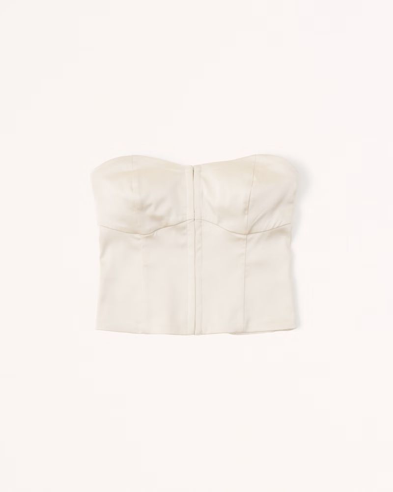 Women's Strapless Hook-and-Eye Corset Top | Women's Tops | Abercrombie.com | Abercrombie & Fitch (US)
