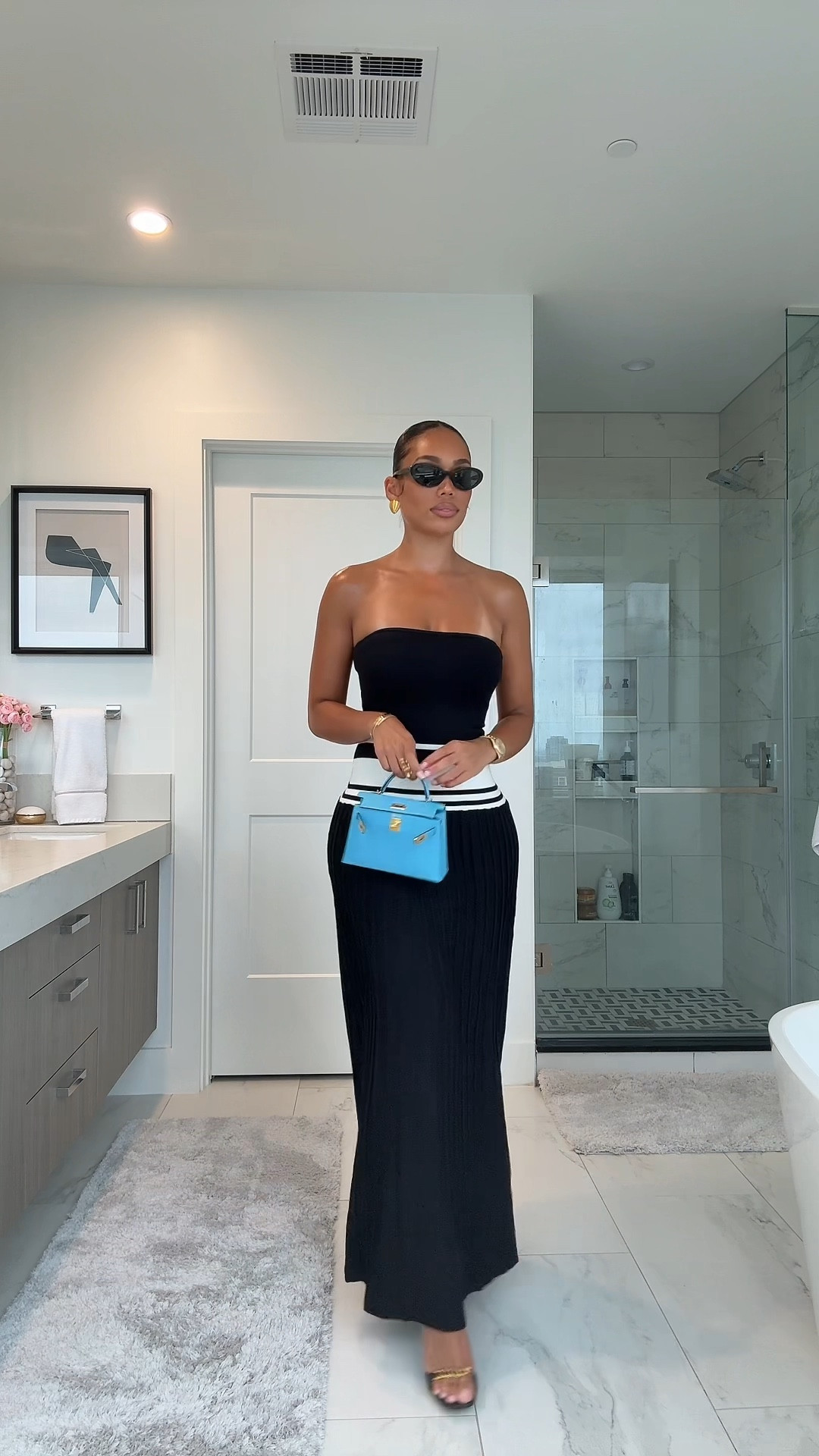 We love a good dress moment! I am wearing a size small.