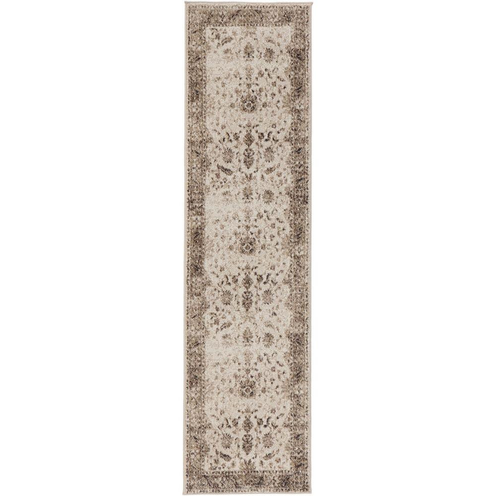 Old Treasures Beige 2 ft. x 7 ft. Runner Rug | The Home Depot