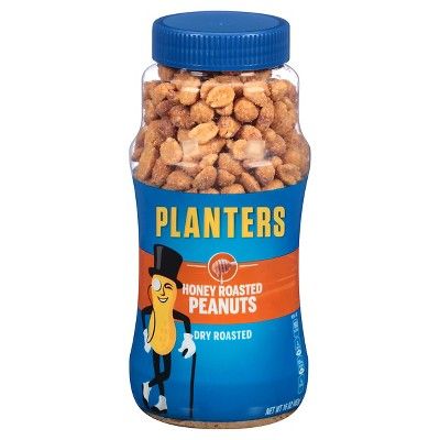 Planters Honey Dry Roasted Peanuts - 16oz | Target