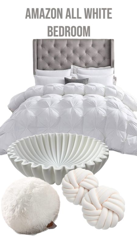 Amazon all white bedroom details 

#LTKHome #LTKStyleTip #LTKFamily