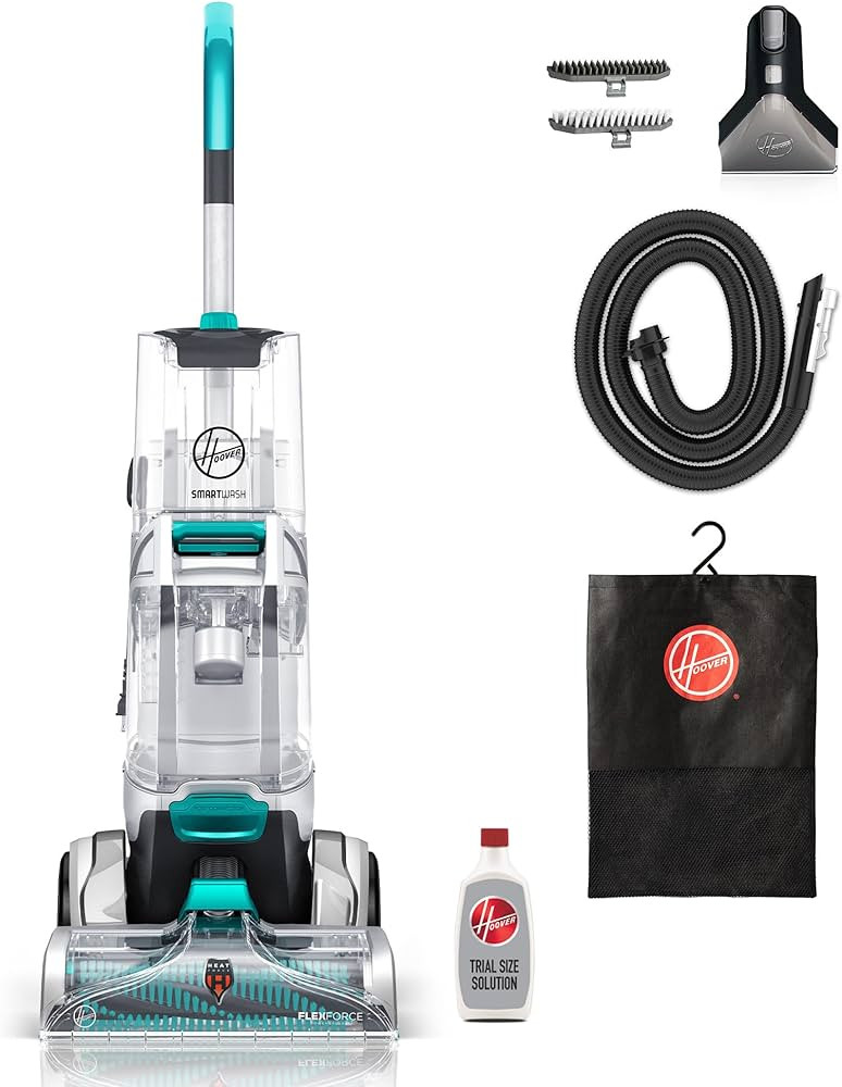 Hoover Smartwash Automatic Carpet Cleaner Machine, FH52000, Turquoise | Amazon (US)