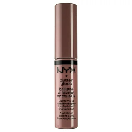 BLG17 Ginger Snap NYX Butter Gloss Cosmetics Makeup - Pack of 1 w/ SLEEKSHOP Teasing Comb | Walmart (US)