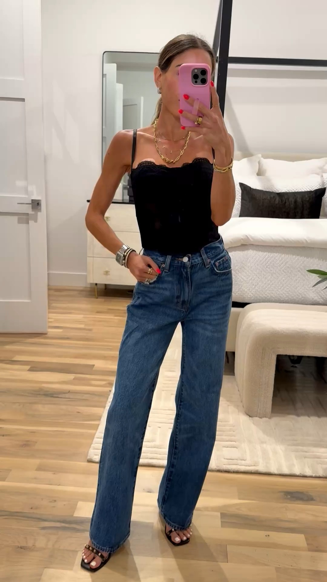 Lace corset top size xs on sale! Great for date night or Vegas. Jeans size 23 short petite friendly 

#LTKSaleAlert #LTKPetite