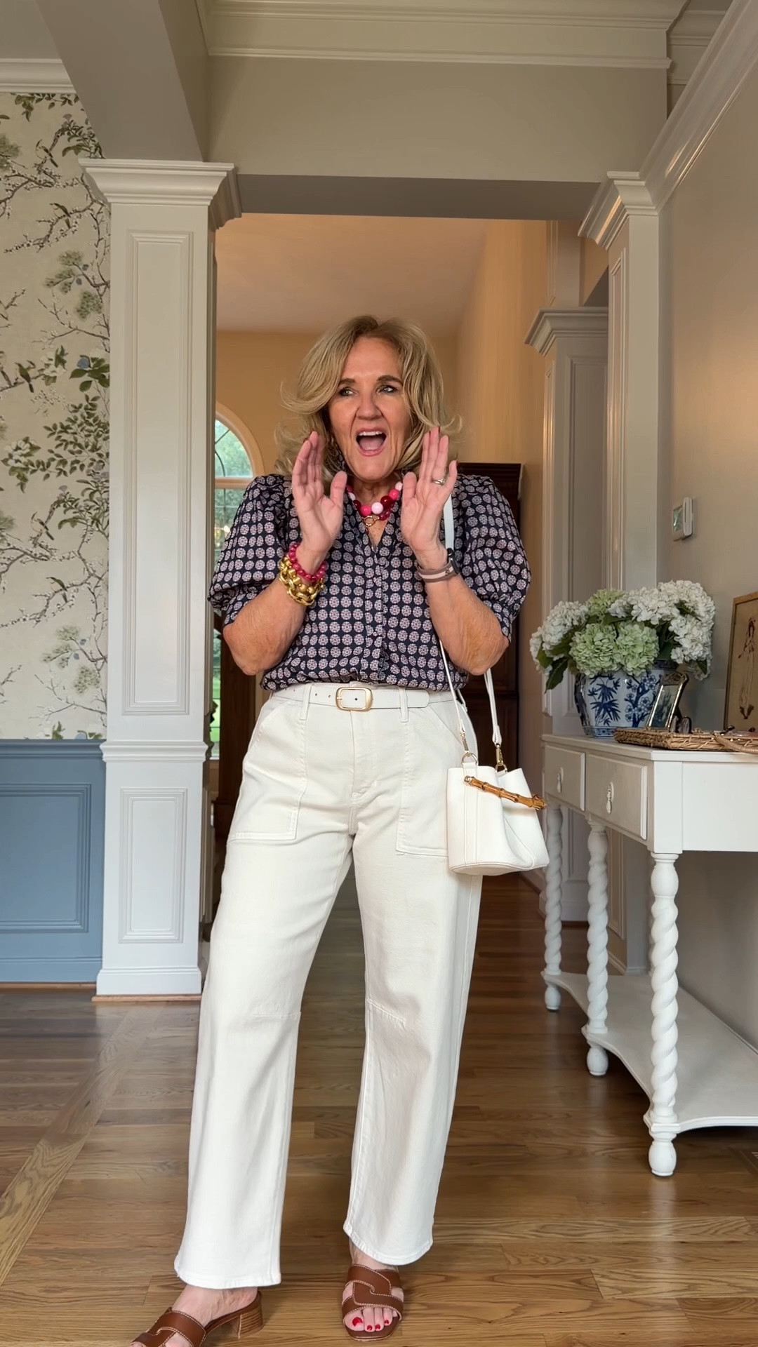Tuesday and Wednesday 14th & 15th get 20% off your order with code NANETTE20
Otherwise NANETTE15 works 
Pretty dresses and blouses in new fresh patterns. I’ve already done such a good job on feminine summer style. I am wearing a medium/29 in all.
The only note is the blue jeans. I cut 4 inches off the bottom they were quite long.

Summer dress vacation dress summer top summer casual

#LTKSaleAlert #LTKOver40 #LTKPetite

#LTKootd #LTKgrwm