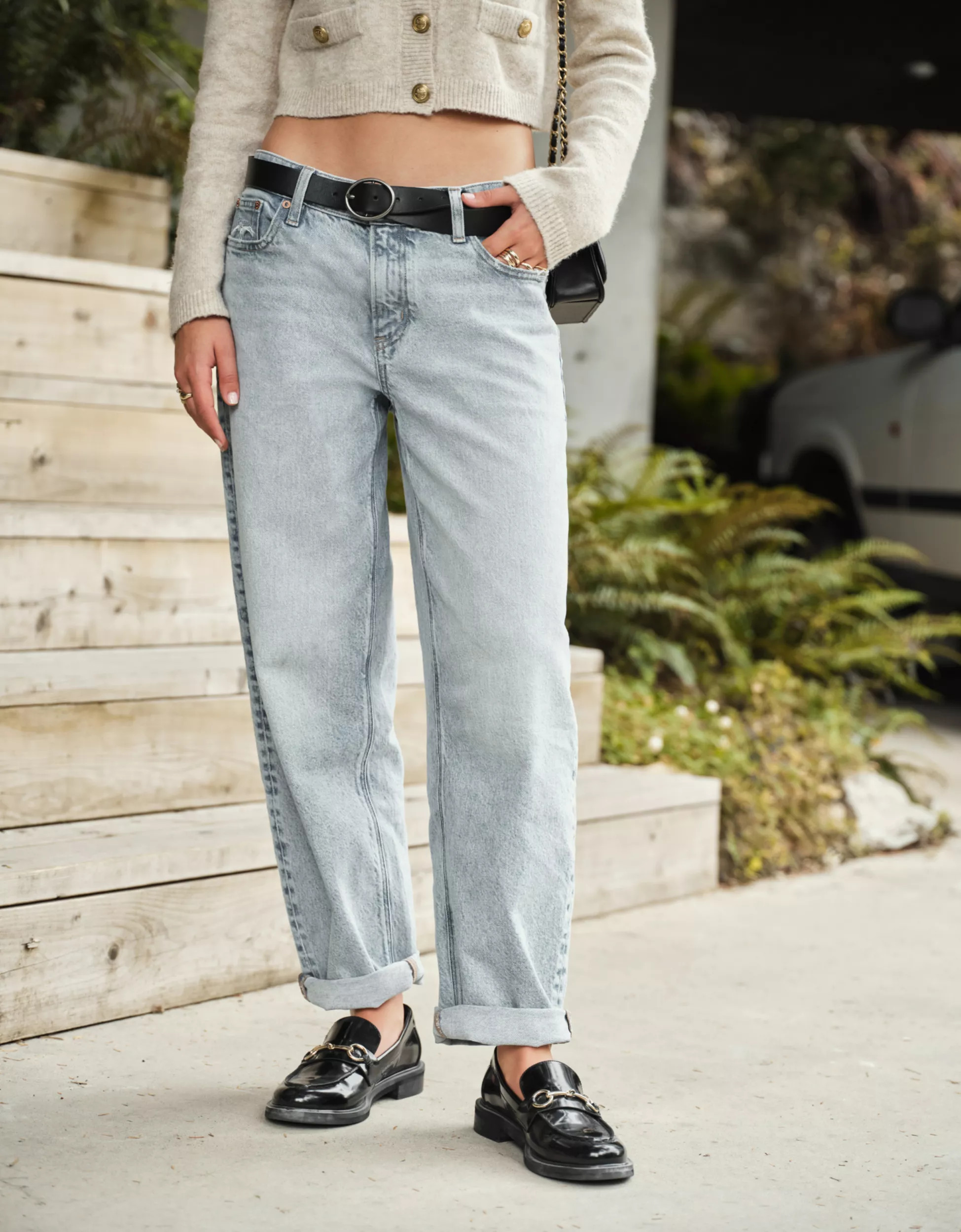 AE Stretch Barrel Jean | American Eagle Outfitters (US & CA)