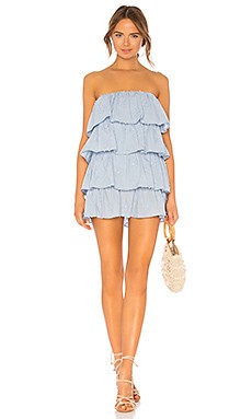 Tularosa Finley Dress in Light Blue from Revolve.com | Revolve Clothing (Global)