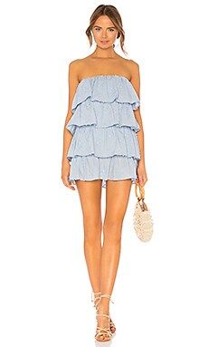 Tularosa Finley Dress in Light Blue from Revolve.com | Revolve Clothing (Global)