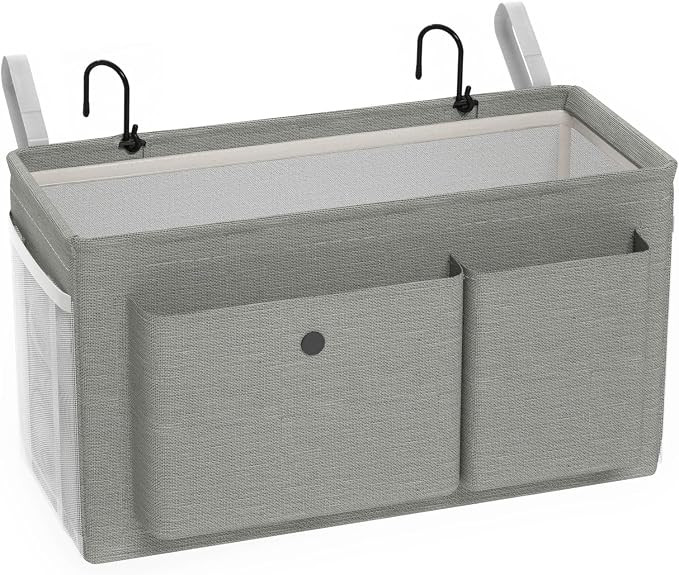 Bedside Caddy Bedside Storage Hanging Organizer for Bunk Dorm Bed Rail | Amazon (US)