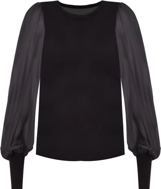 Women's Sheer-Sleeve Sweater, Exclusively at Macy's | Macy's